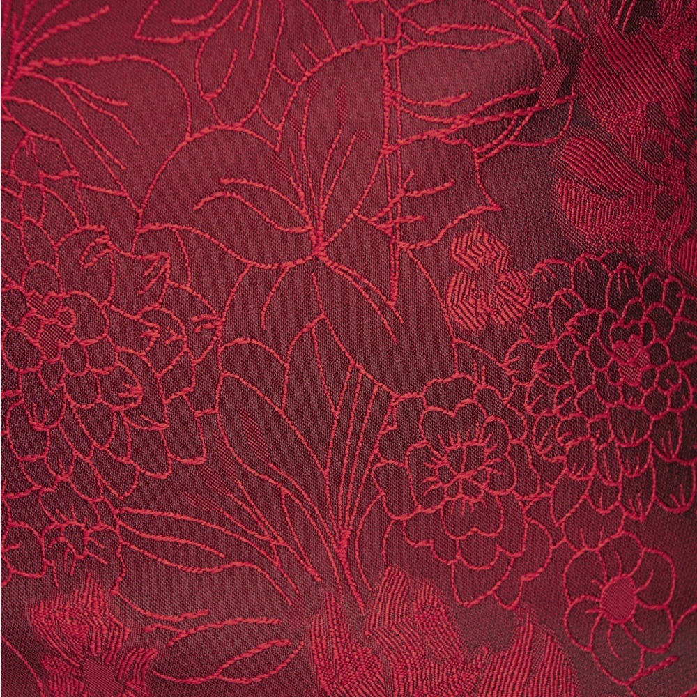 NWT Reformation Giorgia strapless top in red floral jacquard - size 2 - Picture 6 of 8